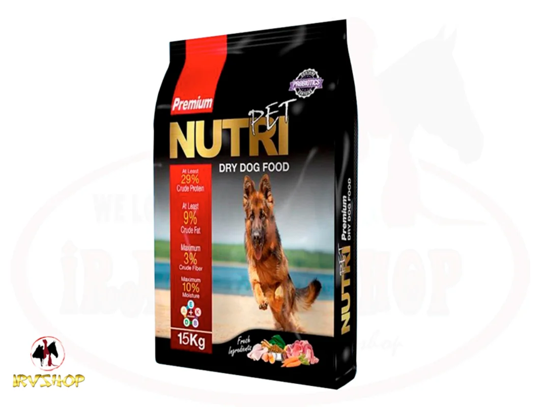 غذای خشک سگ بالغ نژاد بزرگ نوتری پت 29 درصد پروتئین 15 کیلویی